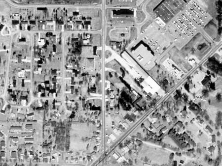 Caro Drive-In Theatre - Aerial - Photo From Terraserver